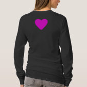 T-shirt COEUR, rose blanc (Dos)