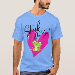 T-shirt Coeur rose Romc coincé sur vous 1