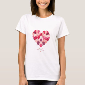 T-Shirt Cœur Rose | Tee Graphique d'Amour Mignon |