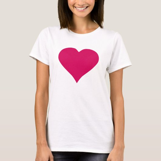 T-shirt Coeur rouge (Devant)