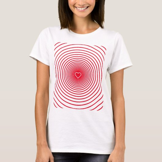 T-shirt Coeur Rouge (Devant)