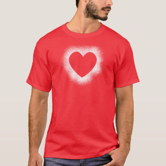 T-shirt Coeur rouge