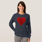 T-SHIRT COEUR ROUGE (Devant entier)