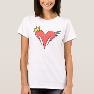 T-shirt Coeur royal