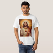 T-shirt Coeur sacré de Jésus (Devant entier)