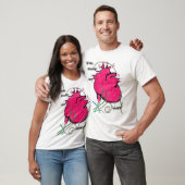 T-shirt Coeur saignant (Unisexe)