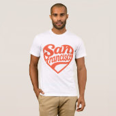 T-shirt Coeur San Francisco (Devant entier)