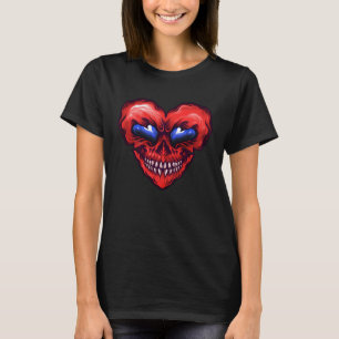T-shirt Coeur sans coeur brisé Pas d'amour Hip hop rétro o