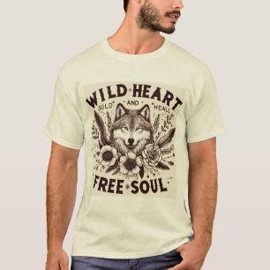 T-SHIRT COEUR SAUVAGE