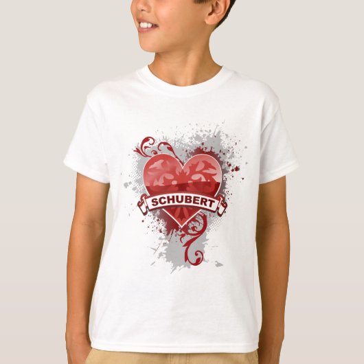 T-shirt Coeur Schubert (Devant)