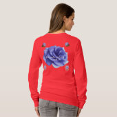 T-shirt Cœur souriant rouge (Dos entier)