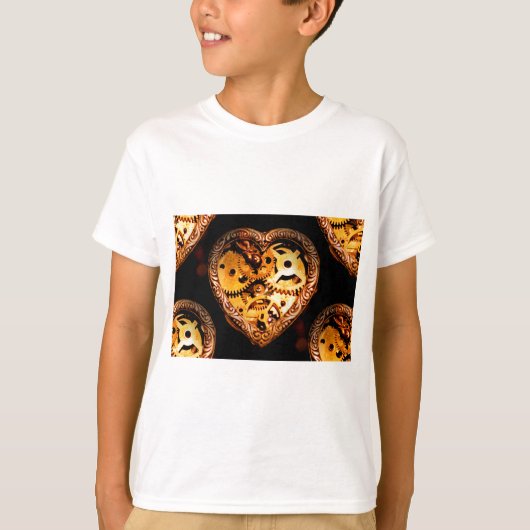 T-shirt coeur steampunk (Devant)