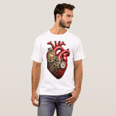 T-shirt Coeur Steampunk (Devant entier)
