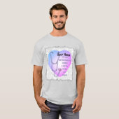 T-shirt Coeur stéthoscope Infirmière orthopédique (Devant entier)