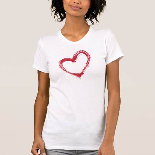 T-shirt Coeur T (Devant)