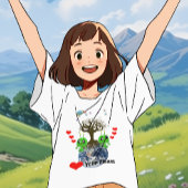 T-shirt Coeur ta planète ! SYMBOLE Alien Gel Baby