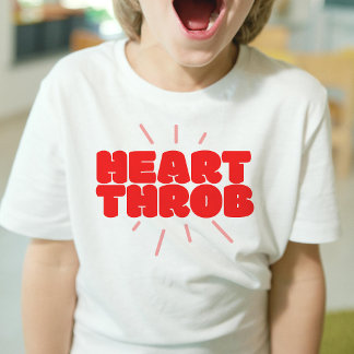 T-shirt Coeur Throb - Valentine T Chemise Enfants | DP7art