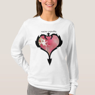 T-shirt coeur tribal