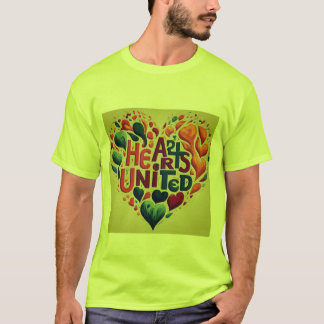 T-shirt coeur uni