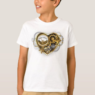 T-shirt Coeur vapeur avec un manomètre