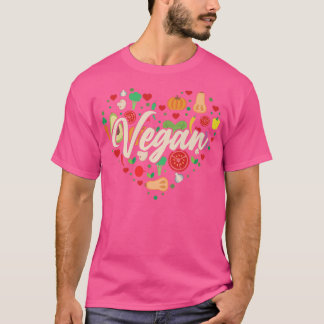 T-shirt Coeur végétal végétal