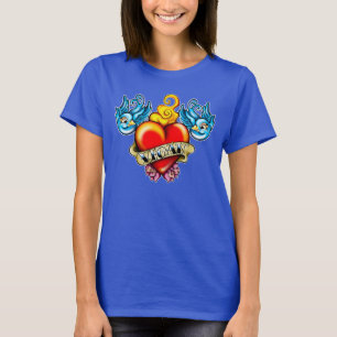 T-shirt Coeur végétalien