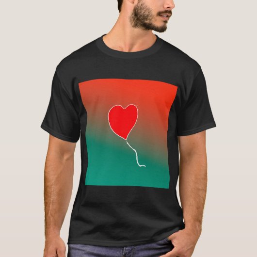 T-shirt Coeur volant (Devant)