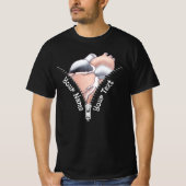 T-shirt Coeur Zipper (Devant)