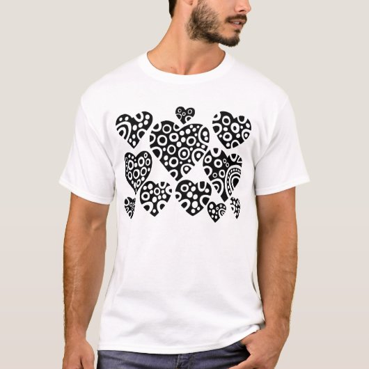T-shirt Coeurs (Devant)