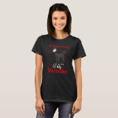 T-shirt Coeurs Aimer mignon Chien Mon Poodle Standard Est  (Devant entier)
