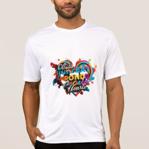 T-shirt "Coeurs alignés"