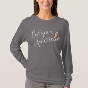 T-shirt Coeurs belges-américains