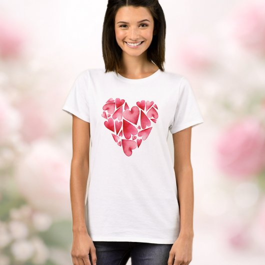 T-shirt Cœurs brouillés