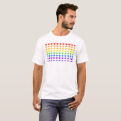 T-shirt Coeurs colorés (Devant entier)