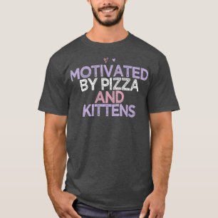 T-shirt Coeurs Colorés Maman Drôle Motivé Par Pizza Et Ki