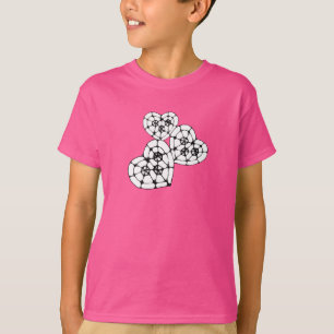 T-shirt Coeurs cristaux