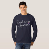 T-shirt Coeurs croates-américains (Devant entier)