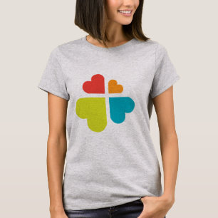 T-shirt Cœurs Croix