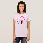 T-shirt Coeurs d'amour (Devant entier)