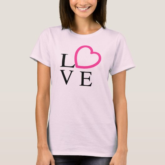 T-shirt Coeurs d'amour (Devant)