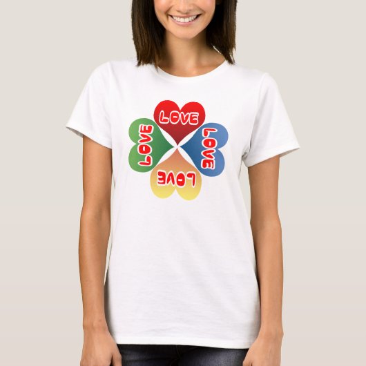 T-shirt Coeurs d'amour (Devant)