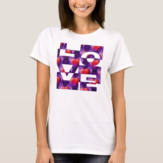 T-SHIRT COEURS D'AMOUR (Devant)