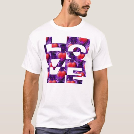 T-SHIRT COEURS D'AMOUR (Devant)