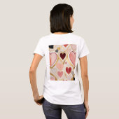 T-shirt Coeurs d'amour (Dos entier)