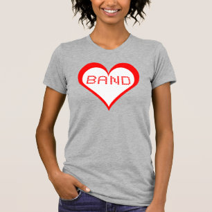 T-shirt Coeurs de bande