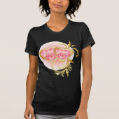 T-shirt Coeurs de bijoux roses (Devant)