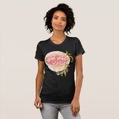 T-shirt Coeurs de bijoux roses (Devant entier)