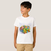 T-shirt Coeurs de bonbons (Devant entier)