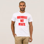 T-shirt Coeurs de BREAKBEAt pas (Devant entier)