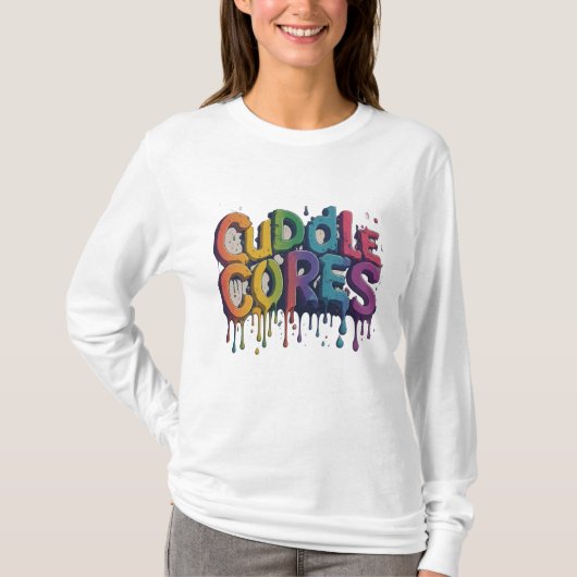 T-shirt "Coeurs de câlin." (Devant)